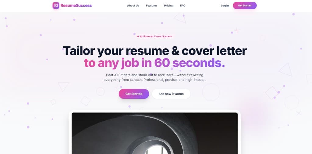 ResumeSuccess website example