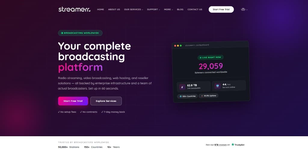 streamerr website example